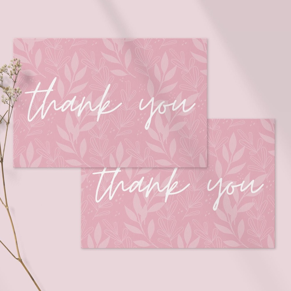 50 Count Blossom Beauty Thank You Notecards